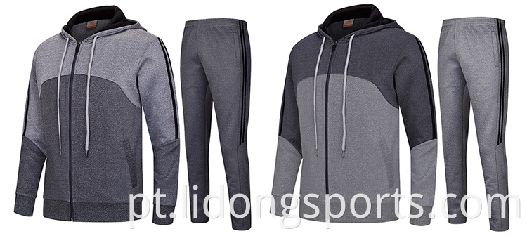 Lidong Chinese Factory Factory Causal Cotton Tracksuit para homens